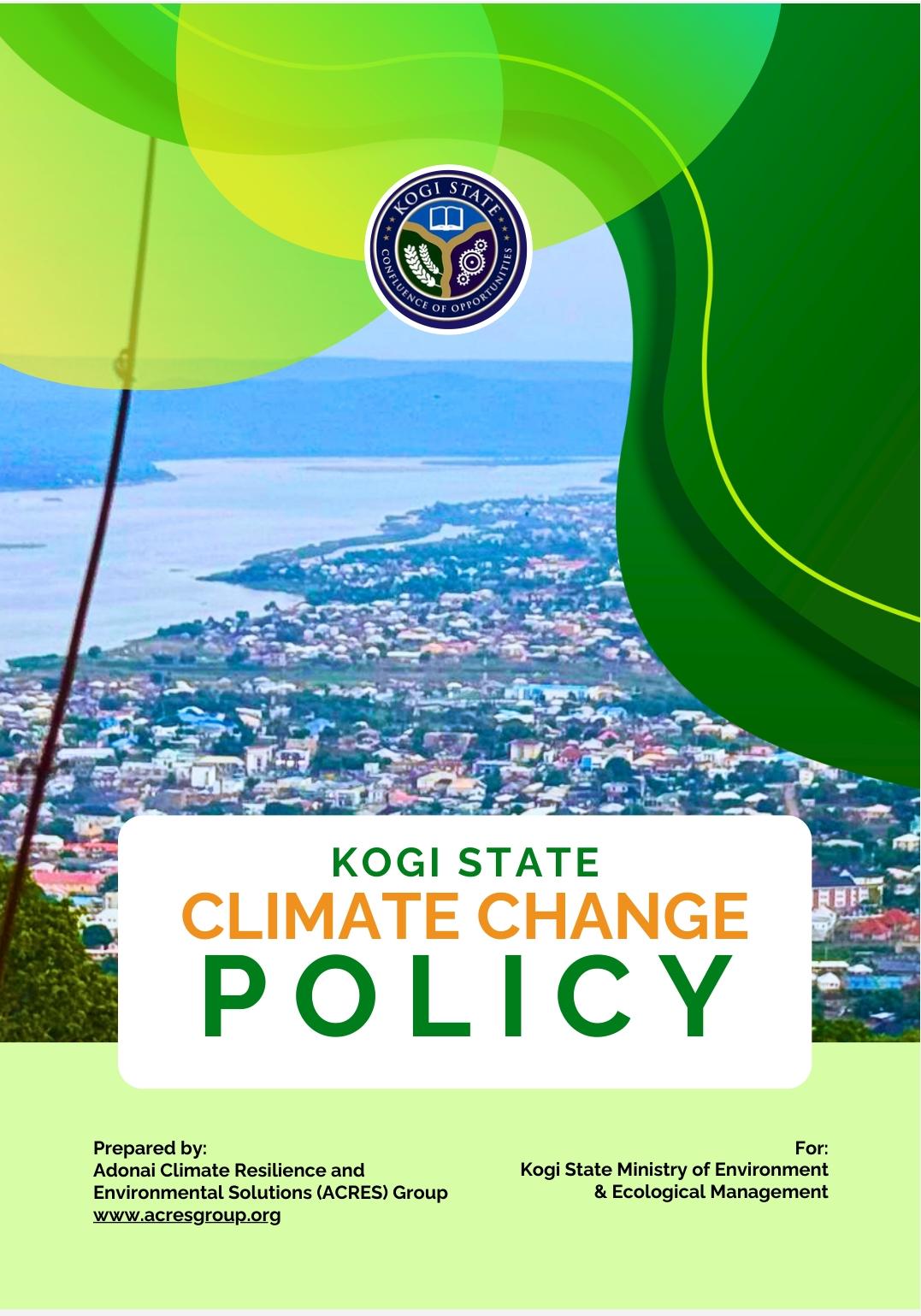 Kogi State Climate Change Policy Document